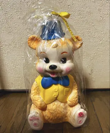 미사용 새상품 빈티지 곰 소프트 비닐 러버 인형