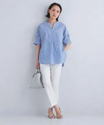 그린 라벨 릴랙싱 돌먼 스키퍼 숏 슬리브 셔츠