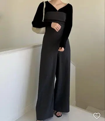 SNIDEL 허리 레이스업 베어 올인원