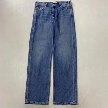 리바이스 레드 여성용 루즈 스트레이트 데님 팬츠 헴프 혼방 W26