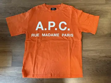 아페쎄 BIG LOGO T-SHIRT 오렌지