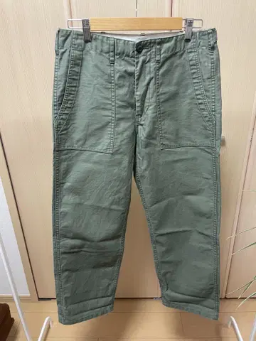 GUNG HO 올리브 그린 카고 팬츠