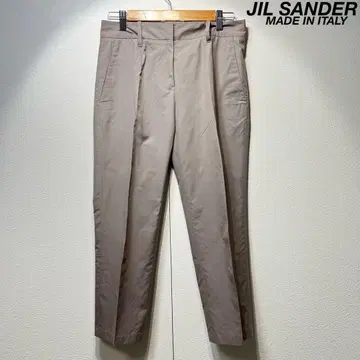 레어 질 샌더 고급 센터 프레스 디자인 슬랙스 팬츠 32