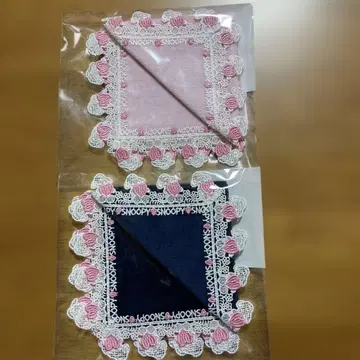 긴자 레이스 긴자 미쓰코시 스누피 타월 손수건 2장 세트
