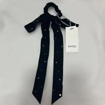 snidel 펄 벨로아 리본 스크런치