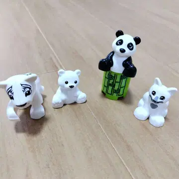 듀플로 화이트 동물 세트