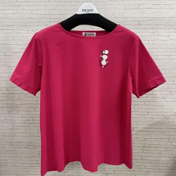 PICONE 핑크 반팔 블라우스 사이즈 M