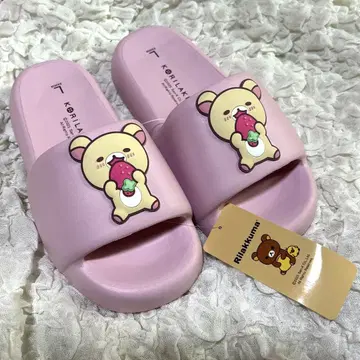 리락쿠마 통굽 샌들 코리락쿠마 딸기 디자인
