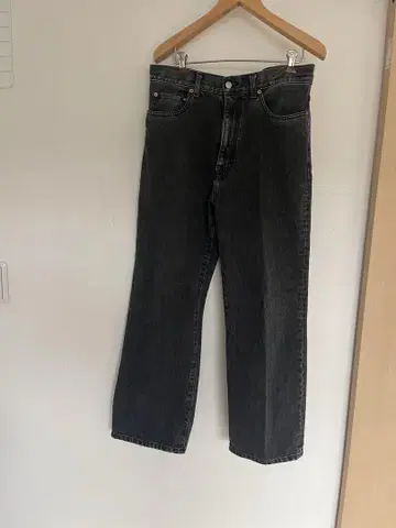 H BEAUTY&YOUTH DENIM FLARE 5POCKET 블랙 L