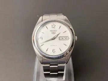 가동품 SEIKO 5 세이코 파이브 자동 감기 손목시계 뒷면