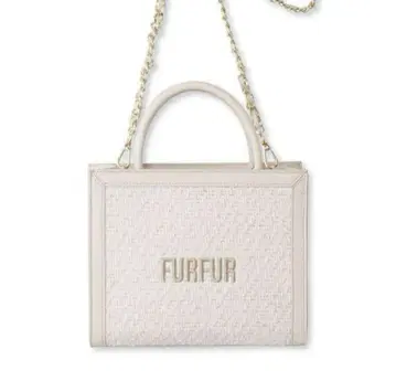 furfur 숄더백 화이트