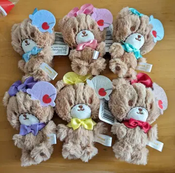 타이니 참 컬러풀 아이스크림 마스코트 봉제 인형 전 6종