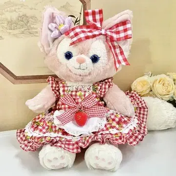 리나벨 더피 봉제 인형 코스튬 옷 갈아입기 딸기