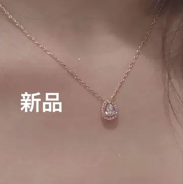 sassyangels 드롭 지르코니아 목걸이 목걸이
