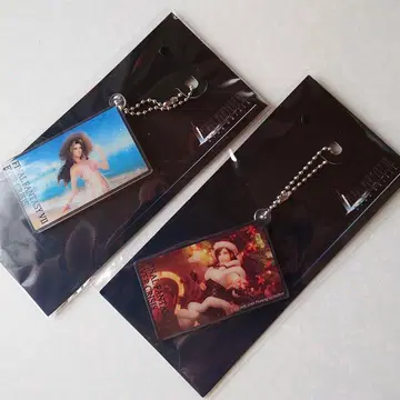 FF7EC 온라인 복권 아크릴 키링 에어리스 티파 2개 세트