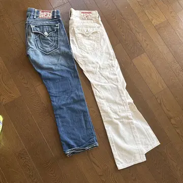 TRUE RELIGION RICKY 부츠 컷 데님 2개 세트