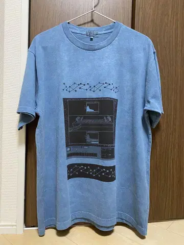 CAV EMPT 그래픽 티셔츠 L 사이즈 파랑