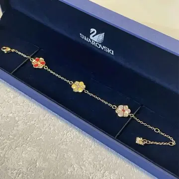 SWAROVSKI 꽃 모티브 팔찌 액세서리 스와로브스키