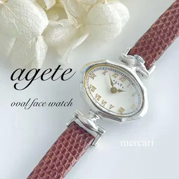 agete 오벌 페이스 워치  작동  레어