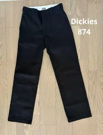 디키즈 Dickies 874 오리지널 워크 팬츠 슬랙스 블랙