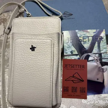 JETSETTER 제트세터 스마트폰 숄더 화이트