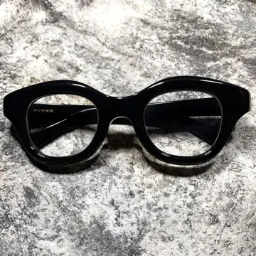 하쿠산 안경점 HOOK 초와이드 셀 프레임 블랙