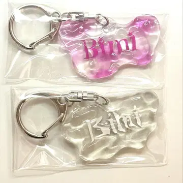Bimi -Splash- 랜덤 WAVE KEYRING 핑크 화이트