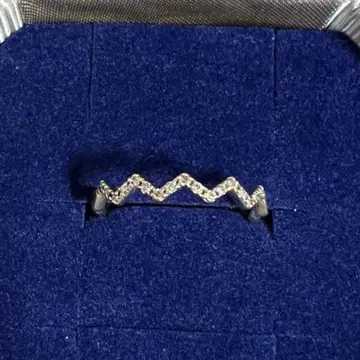 agete K10 다이아몬드 반지 9호