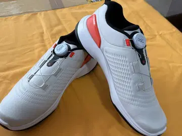 미사용 새상품! 초특가 PUMA DISC 골프화 화이트/레드