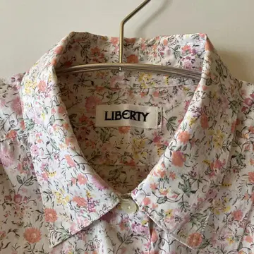 빈티지 LIBERTY 플라워 프린트 셔츠 80년대 90년대