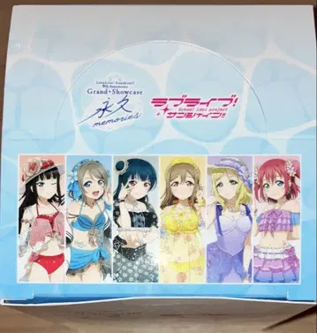 러브 라이브 Aqours 9주년 전시회 하트 캔뱃지 BOX