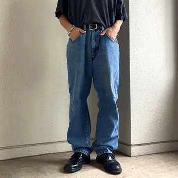US 구제 의류 90s 와이드 데님 청바지 남성용 w86