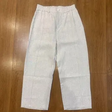나카가와 마사시치 상점 두꺼운 린넨 스트레이트 팬츠 L 사이즈