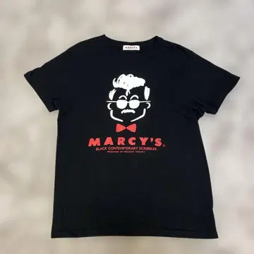 MARCY'S 블랙 티셔츠 다시로 마사시 탤런트 티셔츠