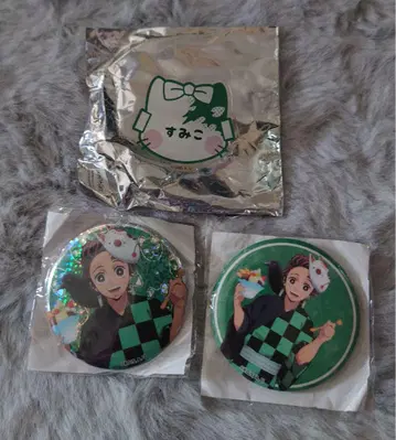 귀멸의 칼날 마츠리 요일 네임 배지 캔뱃지