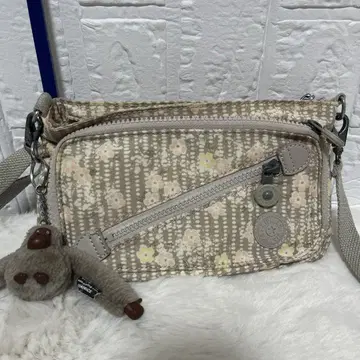35 키플링 KIPLING 지갑 숄더백 베이지 몽키