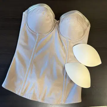 C70 세모어 노블 롱 뷔스티에 패드 포함 브라이덜 이너