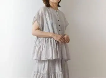 tukuroi 츠쿠로이 피그먼트 일본 제품 염색 개더 볼륨 블라우스