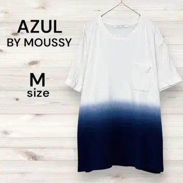 AZUL BY MOUSSY 마우지 새상품급 그라데이션 티셔츠 반팔
