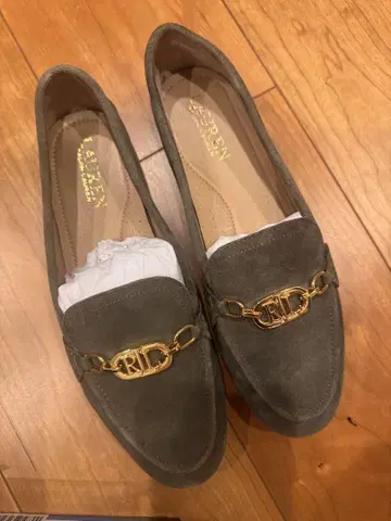 Ralph Lauren 그레이 모카신 EU 38