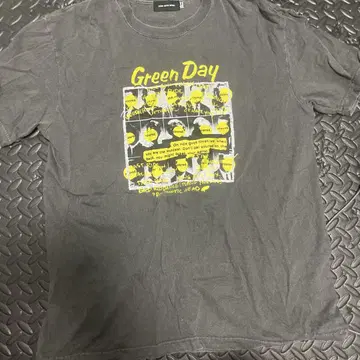Green Day 그래픽 티셔츠 다크 그레이