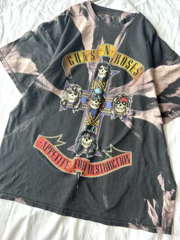 Guns N' Roses 티셔츠 건즈 앤 로지즈 구제 의류 밴딩
