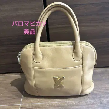 팔로마 피카소 베이지 가죽 핸드백