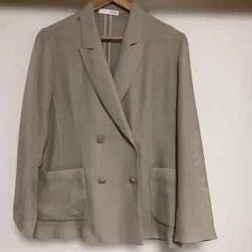 콜라주 베이지 메쉬 자켓 프리 사이즈