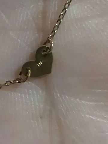 K48 하트형 참 목걸이