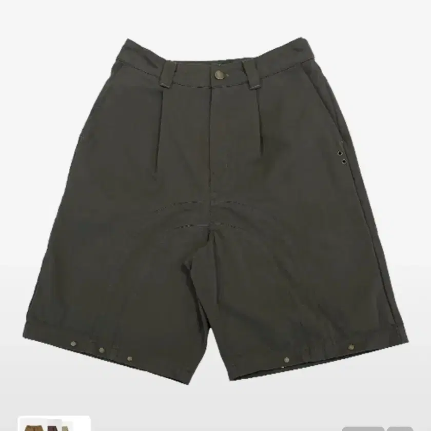 M) The Coldest Moment TCM rivet half pants (brown on Bunjang