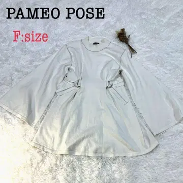 PAMEO POSE 파메오 포즈 플레어 슬리브 ELF KNIT DRESS