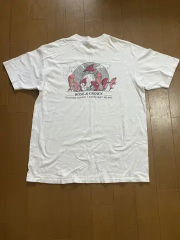 빈티지 싱글 스티치 Hanes ROSE & CROWN 티셔츠