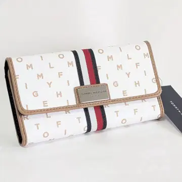 Tommy Hilfiger 장지갑 올 로고 무늬 트리콜로 인기