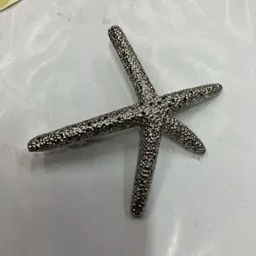 불가사리 모양 실버 머리핀 약 8cm